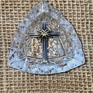 Tiffany & Co. Sterling Silver & 18K Gold Cross Pendant